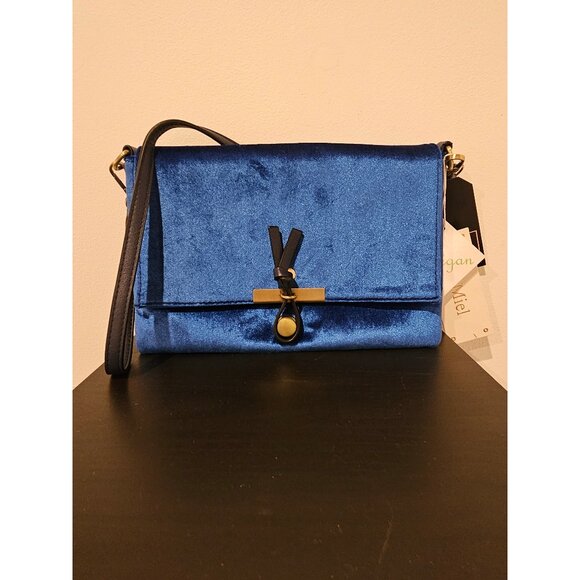 Arabella Bridal Handbags - Blue Velvet Clutch